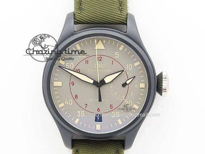 MIROTIME 0501 Breathable Da Vinci IW393402 SS ZF 1:1 Best Edition Blue Dial On Black Leather Strap A 7211